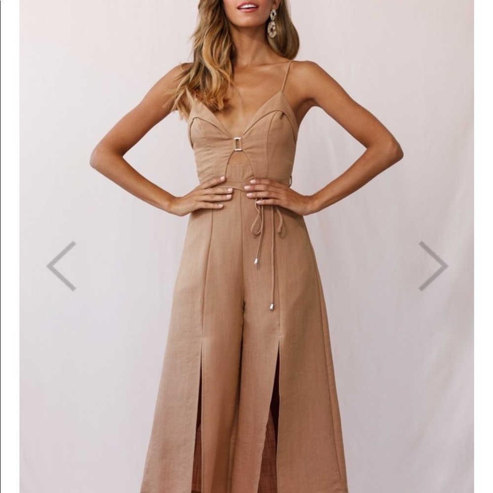 Selfie Leslie Charlie Structured Wide Leg Jumpsuit